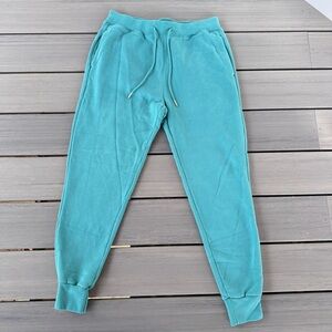 Abercrombie & Fitch NWT Men’s Soft A&F Fleece Joggers Green Teal Size Medium